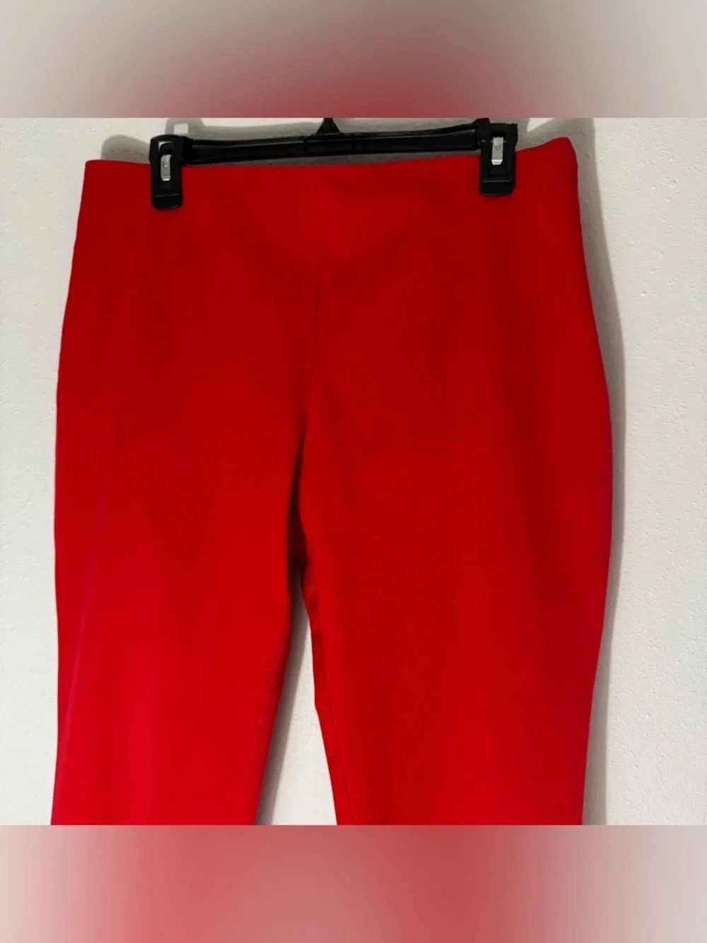 Lauren Ralph Lauren black label red cropped slack size 12